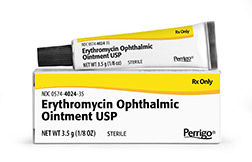 Erythromycin Ophthalmic Ointment 3.5 Gram Steril .. .  .  